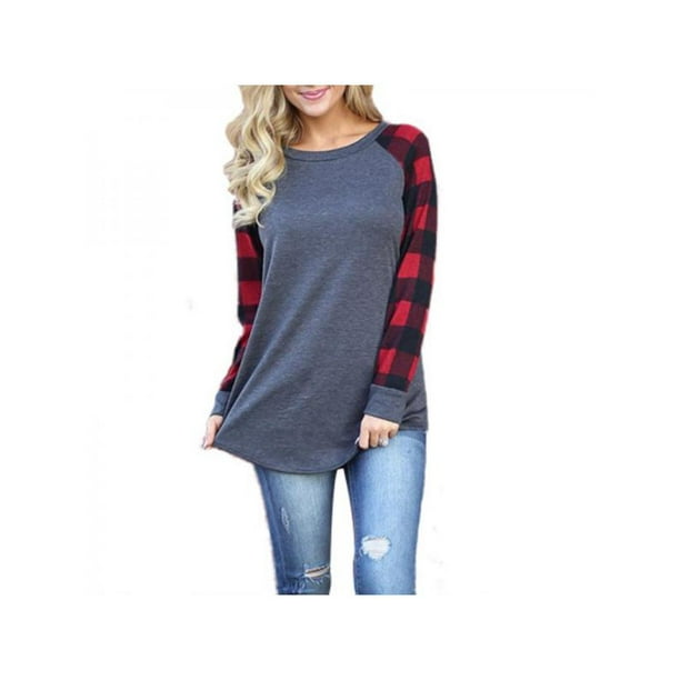 Details about / Women/'s Elbow Length Sleeve Round Neck Party Wear Cotton Full Stitched Blouse